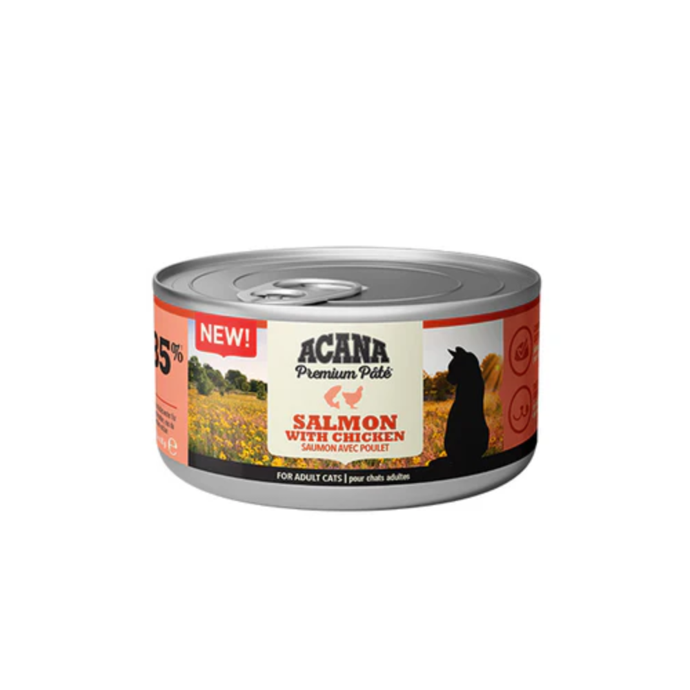 Acana Premium Salmon & Chicken Pate Cat Wet Food 85G
