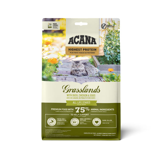 Acana Highest Protein Grassland Dry Cat Food