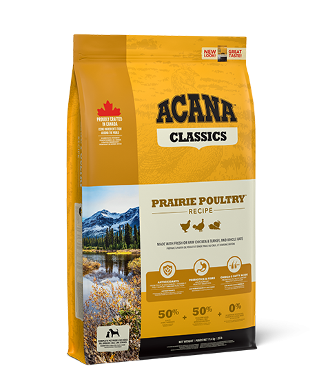 Acana Classics Prairie Poultry - Medium Breed Adult Dog Protein-Rich Dry Food