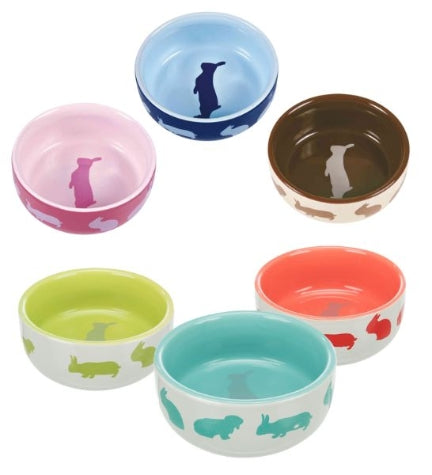 Trixie Ceramic Bowl with Rabbit Design – PetHQ