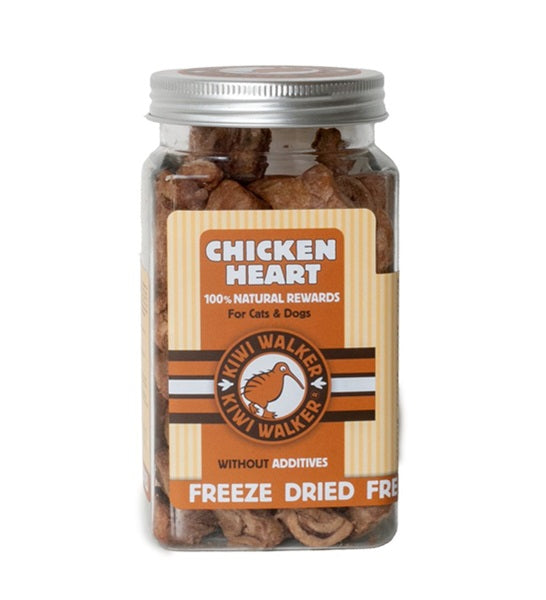 Kiwi Walker Freeze Dried Chicken Heart Snack for Cats & Dogs – PetHQ